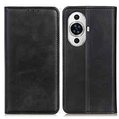 Funda de Cuero Cartera con Soporte Carcasa A02D para Huawei Nova 11 Negro