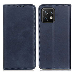 Funda de Cuero Cartera con Soporte Carcasa A02D para Motorola Moto Edge 40 Pro 5G Azul