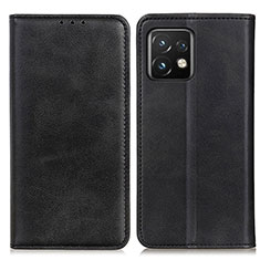 Funda de Cuero Cartera con Soporte Carcasa A02D para Motorola Moto Edge 40 Pro 5G Negro