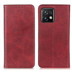 Funda de Cuero Cartera con Soporte Carcasa A02D para Motorola Moto Edge 40 Pro 5G Rojo