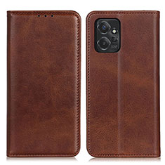 Funda de Cuero Cartera con Soporte Carcasa A02D para Motorola Moto G Power 5G (2023) Marron