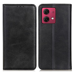 Funda de Cuero Cartera con Soporte Carcasa A02D para Motorola Moto G84 5G Negro