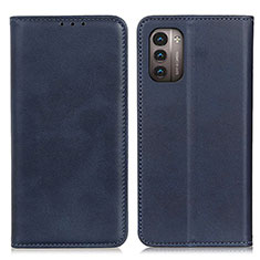 Funda de Cuero Cartera con Soporte Carcasa A02D para Nokia G11 Azul