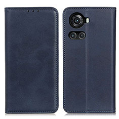 Funda de Cuero Cartera con Soporte Carcasa A02D para OnePlus 10R 5G Azul