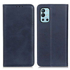 Funda de Cuero Cartera con Soporte Carcasa A02D para OnePlus 9R 5G Azul