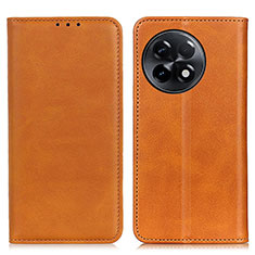 Funda de Cuero Cartera con Soporte Carcasa A02D para OnePlus Ace 2 Pro 5G Marron Claro