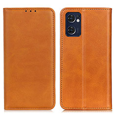 Funda de Cuero Cartera con Soporte Carcasa A02D para OnePlus Nord CE 2 5G Marron Claro