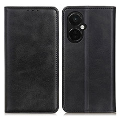 Funda de Cuero Cartera con Soporte Carcasa A02D para OnePlus Nord CE 3 5G Negro