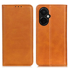 Funda de Cuero Cartera con Soporte Carcasa A02D para OnePlus Nord CE 3 Lite 5G Marron Claro