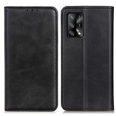 Funda de Cuero Cartera con Soporte Carcasa A02D para Oppo F19s Negro