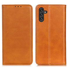 Funda de Cuero Cartera con Soporte Carcasa A02D para Samsung Galaxy A13 5G Marron Claro