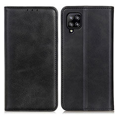 Funda de Cuero Cartera con Soporte Carcasa A02D para Samsung Galaxy A22 4G Negro