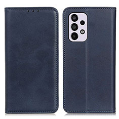 Funda de Cuero Cartera con Soporte Carcasa A02D para Samsung Galaxy A33 5G Azul