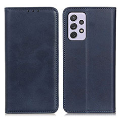 Funda de Cuero Cartera con Soporte Carcasa A02D para Samsung Galaxy A73 5G Azul