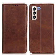 Funda de Cuero Cartera con Soporte Carcasa A02D para Samsung Galaxy S24 5G Marron