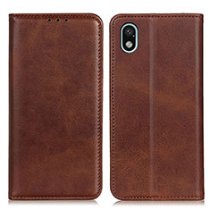 Funda de Cuero Cartera con Soporte Carcasa A02D para Sony Xperia Ace III Marron