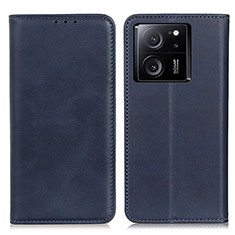 Funda de Cuero Cartera con Soporte Carcasa A02D para Xiaomi Mi 13T 5G Azul