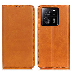 Funda de Cuero Cartera con Soporte Carcasa A02D para Xiaomi Mi 13T 5G Marron Claro