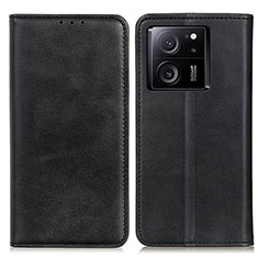 Funda de Cuero Cartera con Soporte Carcasa A02D para Xiaomi Mi 13T Pro 5G Negro