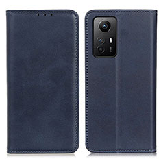 Funda de Cuero Cartera con Soporte Carcasa A02D para Xiaomi Redmi Note 12S Azul