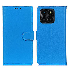 Funda de Cuero Cartera con Soporte Carcasa A03D para Huawei Honor X8b Azul Cielo