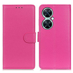 Funda de Cuero Cartera con Soporte Carcasa A03D para Huawei Nova 11i Morado