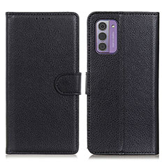 Funda de Cuero Cartera con Soporte Carcasa A03D para Nokia G310 5G Negro