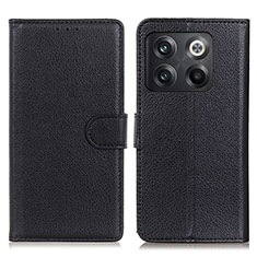 Funda de Cuero Cartera con Soporte Carcasa A03D para OnePlus 10T 5G Negro