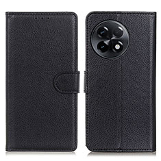 Funda de Cuero Cartera con Soporte Carcasa A03D para OnePlus 11R 5G Negro