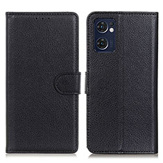 Funda de Cuero Cartera con Soporte Carcasa A03D para OnePlus Nord CE 2 5G Negro