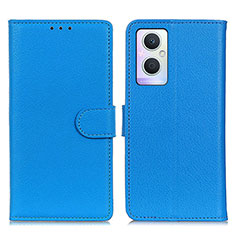 Funda de Cuero Cartera con Soporte Carcasa A03D para OnePlus Nord N20 5G Azul Cielo