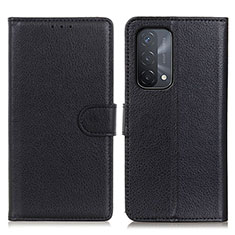 Funda de Cuero Cartera con Soporte Carcasa A03D para OnePlus Nord N200 5G Negro