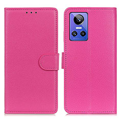 Funda de Cuero Cartera con Soporte Carcasa A03D para Realme GT Neo3 5G Rosa Roja