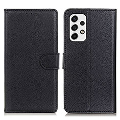 Funda de Cuero Cartera con Soporte Carcasa A03D para Samsung Galaxy A53 5G Negro