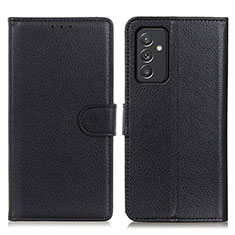 Funda de Cuero Cartera con Soporte Carcasa A03D para Samsung Galaxy A55 5G Negro