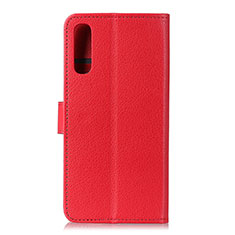 Funda de Cuero Cartera con Soporte Carcasa A03D para Samsung Galaxy M02 Rojo