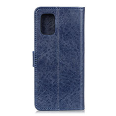 Funda de Cuero Cartera con Soporte Carcasa A04D para Motorola Moto Edge S 5G Azul