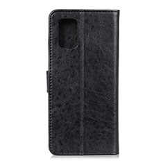 Funda de Cuero Cartera con Soporte Carcasa A04D para Motorola Moto G100 5G Negro