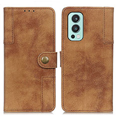 Funda de Cuero Cartera con Soporte Carcasa A04D para OnePlus Nord 2 5G Marron