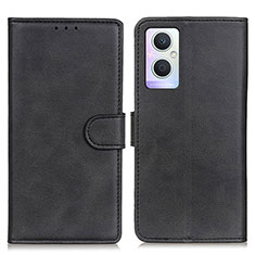 Funda de Cuero Cartera con Soporte Carcasa A04D para OnePlus Nord N20 5G Negro