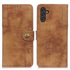 Funda de Cuero Cartera con Soporte Carcasa A04D para Samsung Galaxy A04s Marron