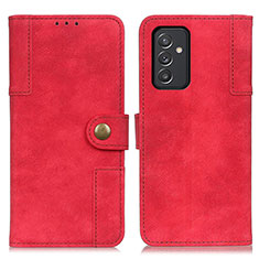 Funda de Cuero Cartera con Soporte Carcasa A04D para Samsung Galaxy A15 4G Rojo