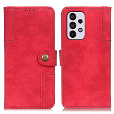 Funda de Cuero Cartera con Soporte Carcasa A04D para Samsung Galaxy A33 5G Rojo