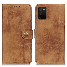 Funda de Cuero Cartera con Soporte Carcasa A04D para Samsung Galaxy F02S SM-E025F Marron