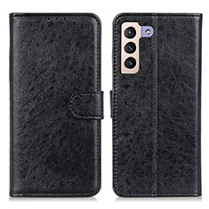 Funda de Cuero Cartera con Soporte Carcasa A04D para Samsung Galaxy S21 FE 5G Negro