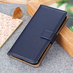 Funda de Cuero Cartera con Soporte Carcasa A04D para Xiaomi Poco C65 Azul