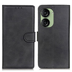 Funda de Cuero Cartera con Soporte Carcasa A05D para Asus ZenFone 10 Negro