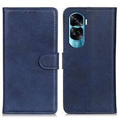 Funda de Cuero Cartera con Soporte Carcasa A05D para Huawei Honor 90 Lite 5G Azul