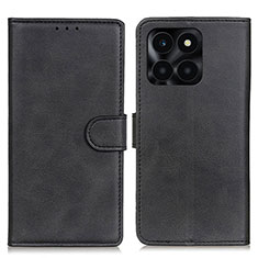 Funda de Cuero Cartera con Soporte Carcasa A05D para Huawei Honor X8b Negro