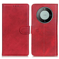 Funda de Cuero Cartera con Soporte Carcasa A05D para Huawei Mate 60 Rojo